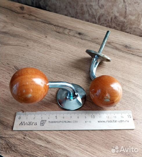 Ручка дверная Деревянные шары СССР