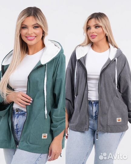 Толстовка женская вельвет рр.50-56