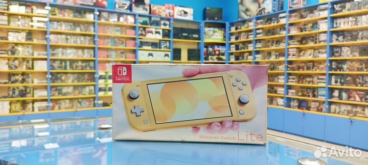 Игровая консоль nintendo switch lite yellow