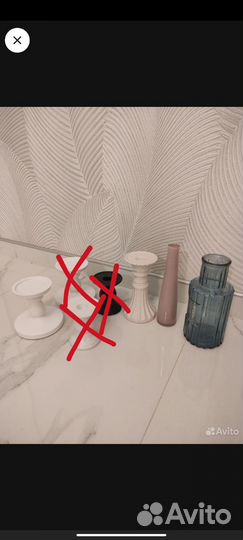 Ваза подсвечник IKEA