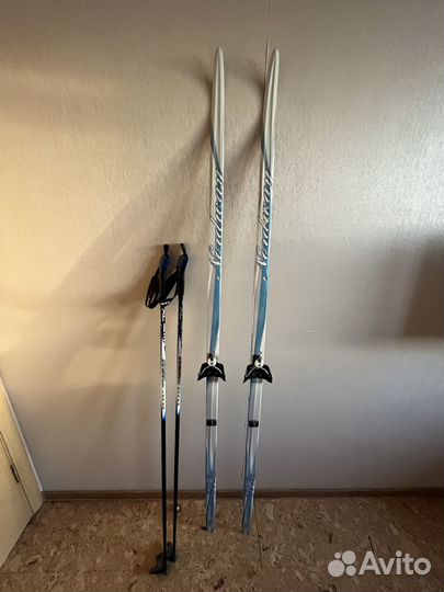 Беговые лыжи Nordway 185 см и палки Nordway 130 см