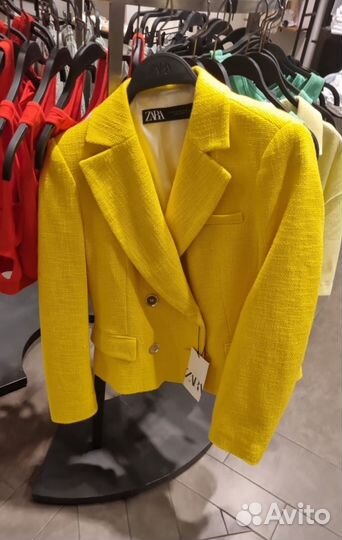 Жакет твидовый Zara