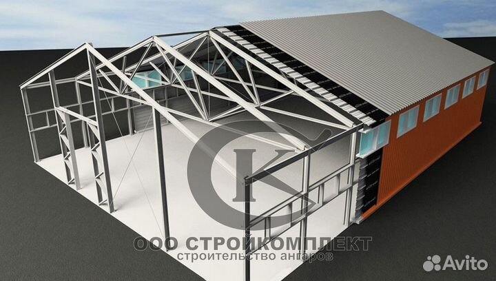 Быстровозводимые Ангары Склады Навесы Магазины xc5