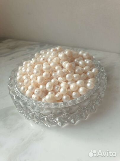 Белый жемчуг натуральный для Васту и украшений