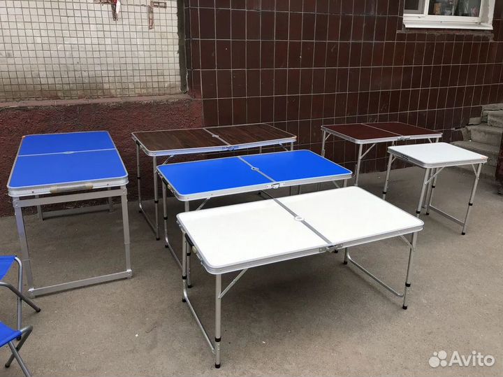 Стол складной 120х60см, 90х60см