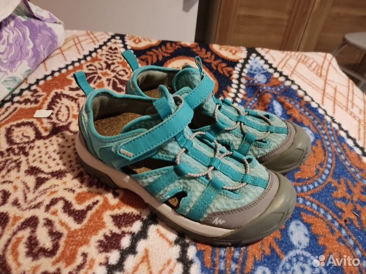 Кроссовки сандалии Quechua cross contact 22 см