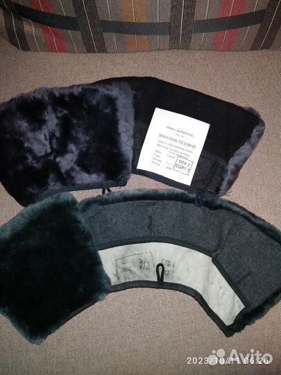 Шапка мужская военная, воротник для шинели