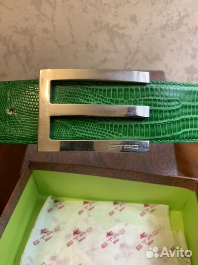 Ремень женский кожаный Etro Италия Оригинал