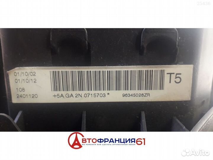Подушка безопасности, 96345028ZR peugeot 307, 3025
