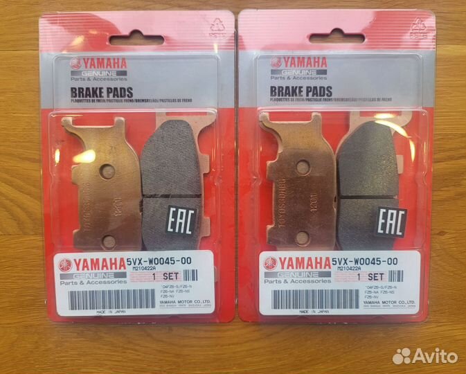 Оригинальные колодки мотоциклов Yamaha FZ6 XJ6