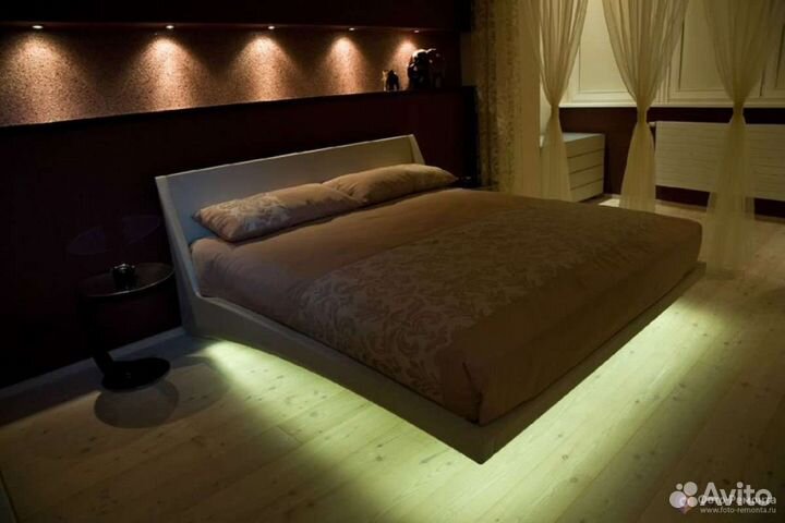 Подсветка под кровать, диван