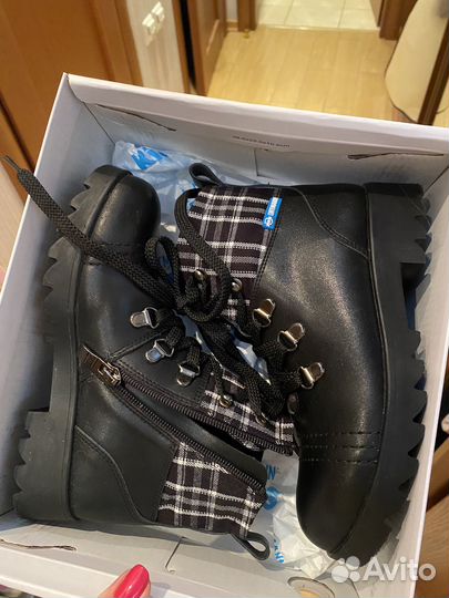 Демисезонные кожаные Ботинки ортман 32 р
