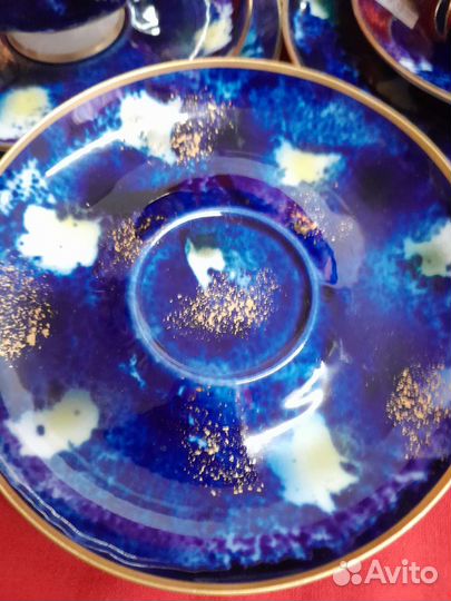Чайные кобальтовые тройки Германия