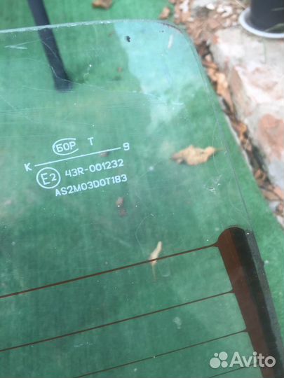 Стекло на крышку багажника ваз-2108,2109