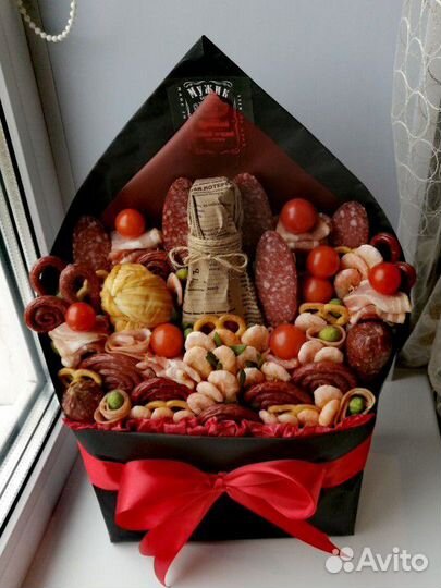 Мужской съедобный букет