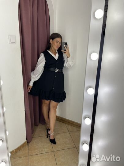 Платье и рубашка двойка 42 44 46