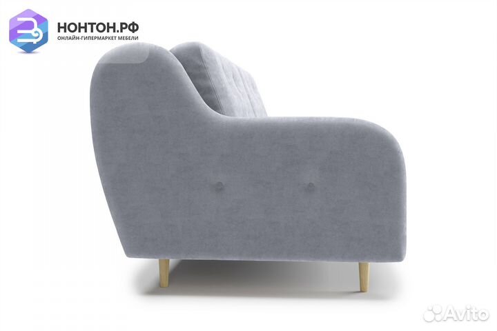 Диван книжка Глосс серый