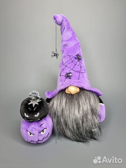 Скандинавский гном. Хеллоуин интерьерная игрушка