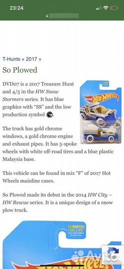 Hot wheels treasure hunt