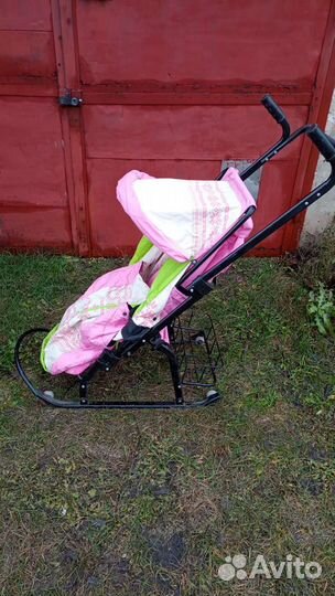 Детские санки коляска