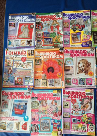 Журналы по вышиванию, Анна, Лена, burda