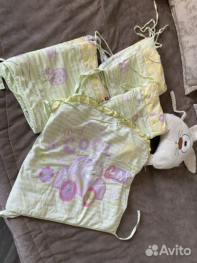 Бортики в детскую кроватку бу