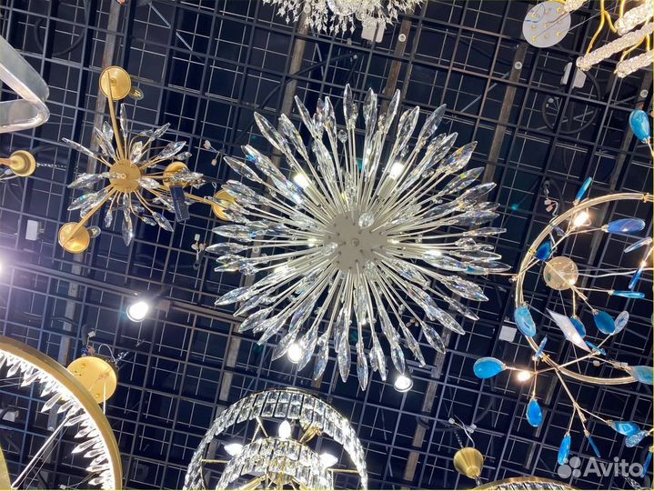Стильная люстра Кристальный взрыв
