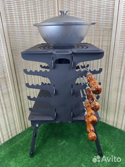 Мангал вертикальный