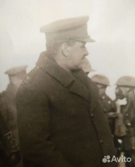 Фотография осмотра канадских войск 21 см 16,5 см