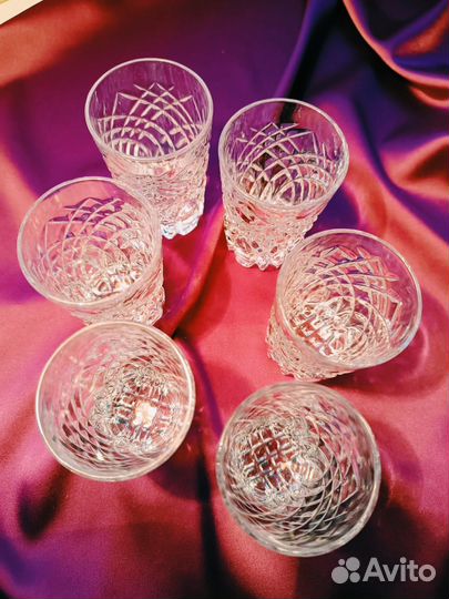 Рюмки (стопки) советские хрусталь