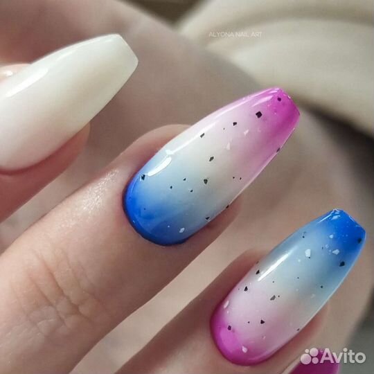 Маникюр и Педикюр с гель лаком, наращивание ногтей