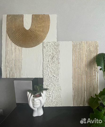 Картина барельеф