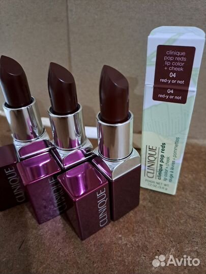 Помада для губ 04 red. Clinique