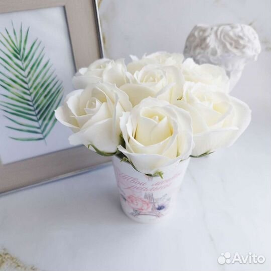 Букет из мыльных роз, подарок