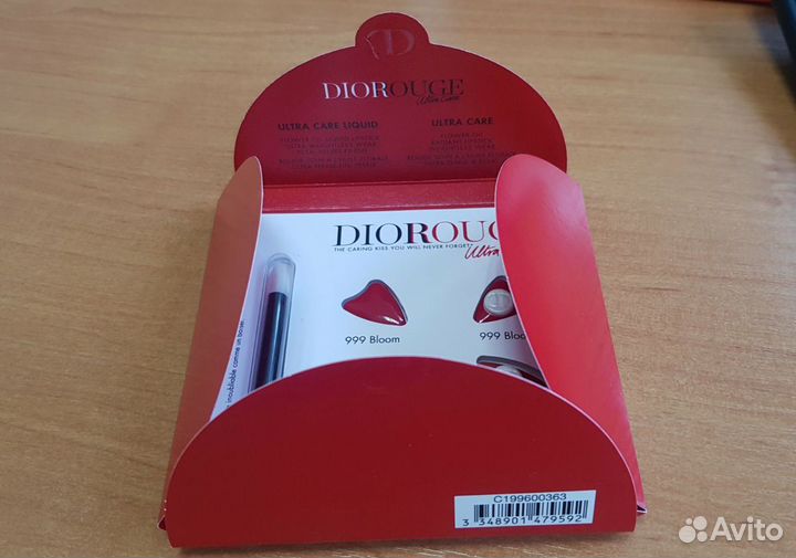 Губная помада Dior Rouge 4 пробника