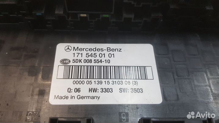 Блок SAM на Mercedes-Benz SLK-Class R171