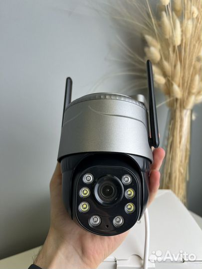 Уличная 4g камера под сим карту поворотная