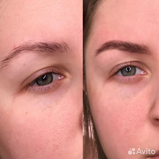 Оформление коррекция и окрашивание бровей