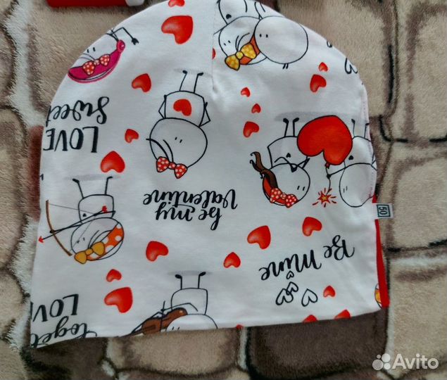 Набор шапочка и снуд для девочки,объем 50 см