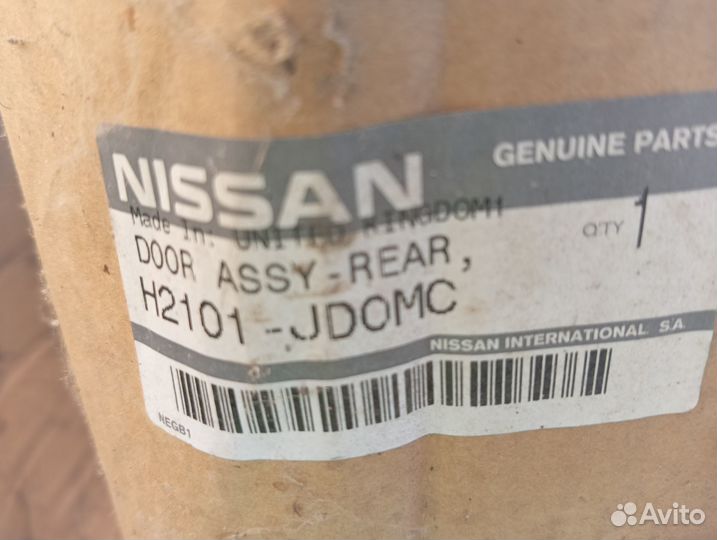 Дверь задняя левая Ниссан Кашкай J10 2007-2013