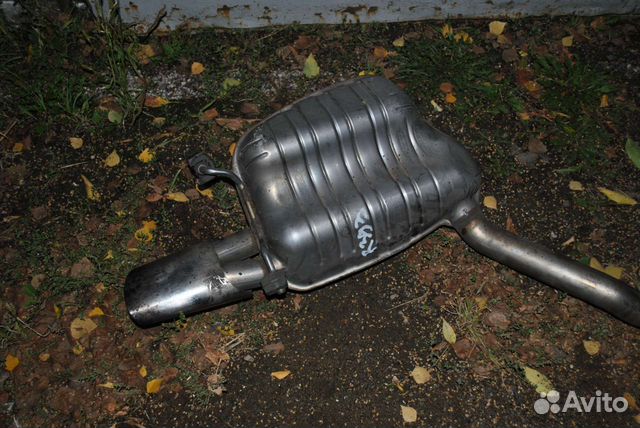 Глушитель задн.часть W204 M646