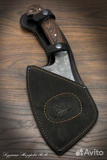 Тяпка 3 цельнометаллическая дамаск полный камень в