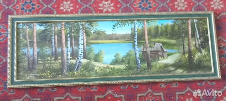 Картина маслом на холсте бу