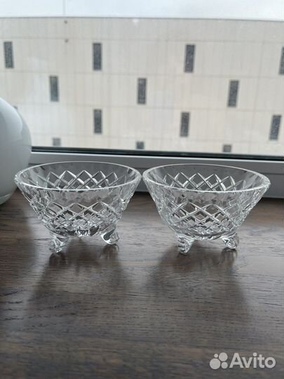 Хрустальные чашки Богемия