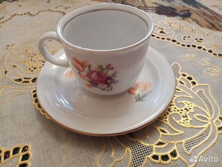 Чашечка с блюдцем гдр