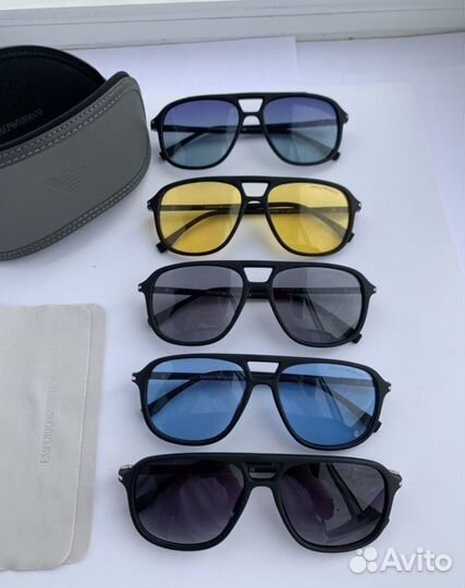 Очки emporio armani aviator авиаторы хамелеон