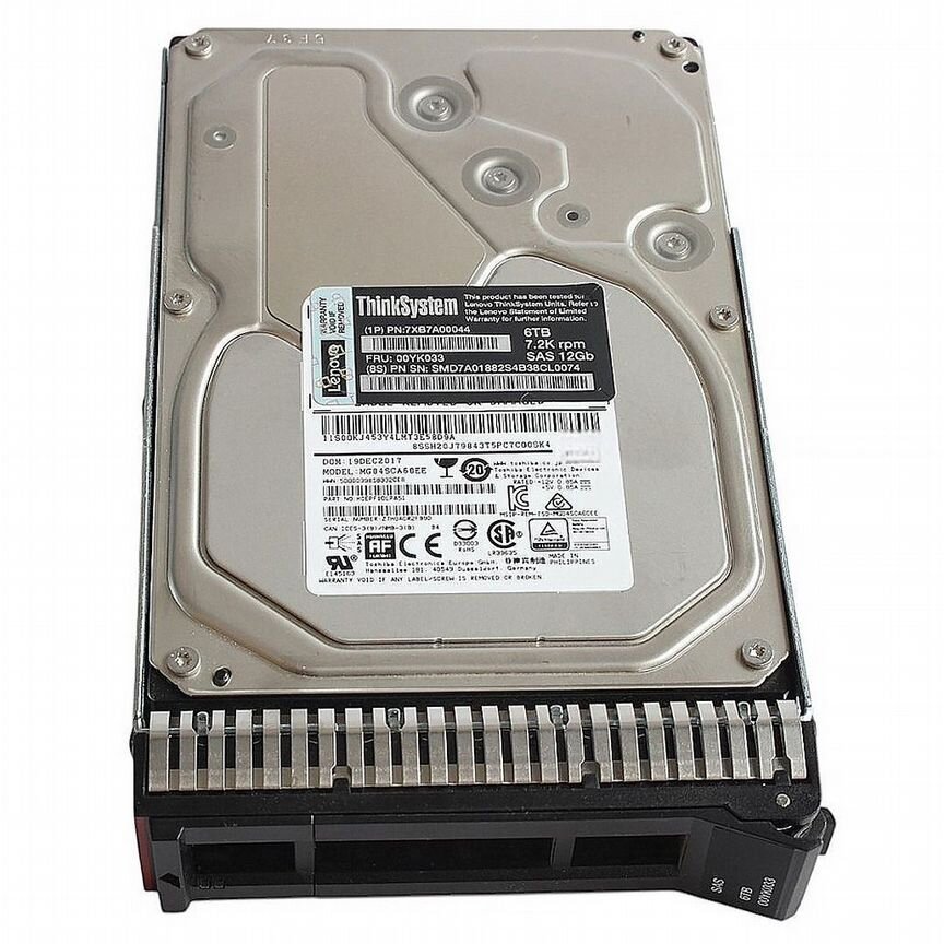 [7XB7A00044] Жесткий Диск Lenovo 6tb Sas 3,5" Hdd 7xb7a00044