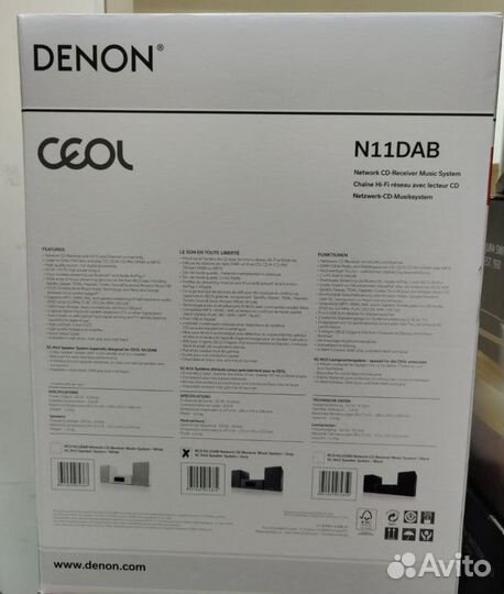 Аудиосистема Denon ceol N-11DAB Gray