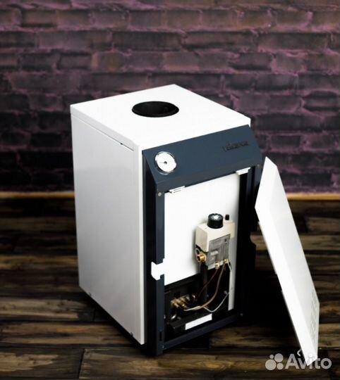 Котел газовый напольный Rugas ксг-10 с авт. Sit630