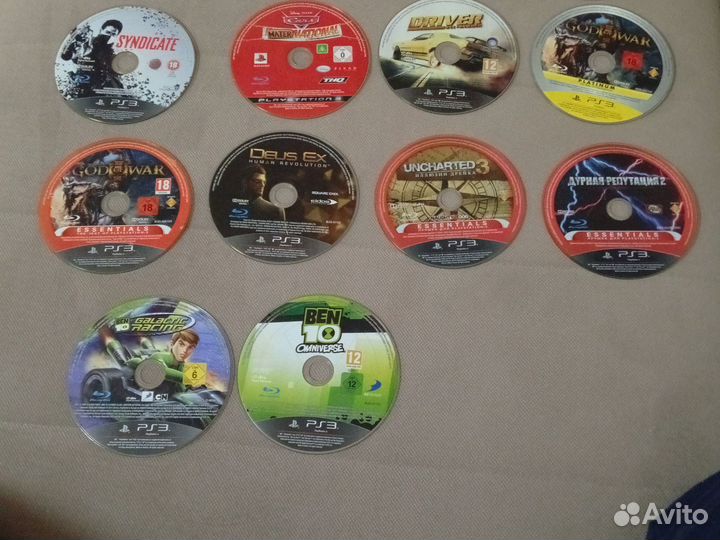 Диски на ps3